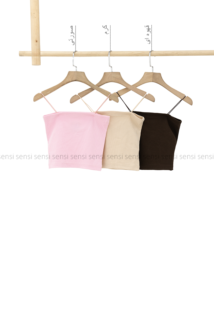تاپ زنانه دوبند کبریتی کشی کد1006002